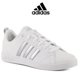 womens adidas shoes white with black stripes